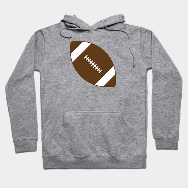 Blue Football Hoodie by College Mascot Designs